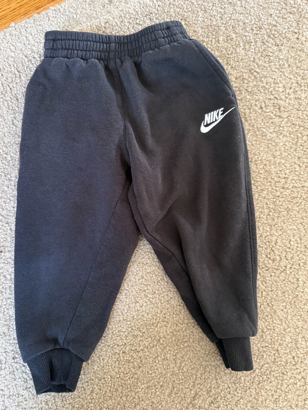 Nike Black Sweat pants. Size 3 T